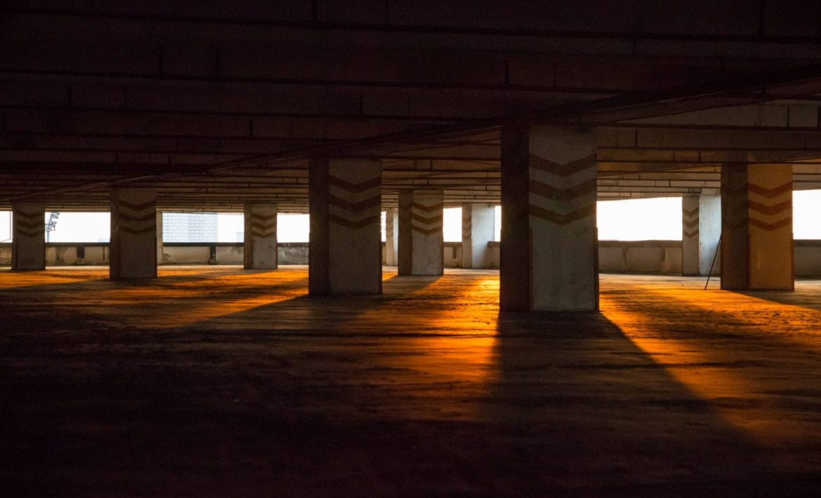 Concrete pillars